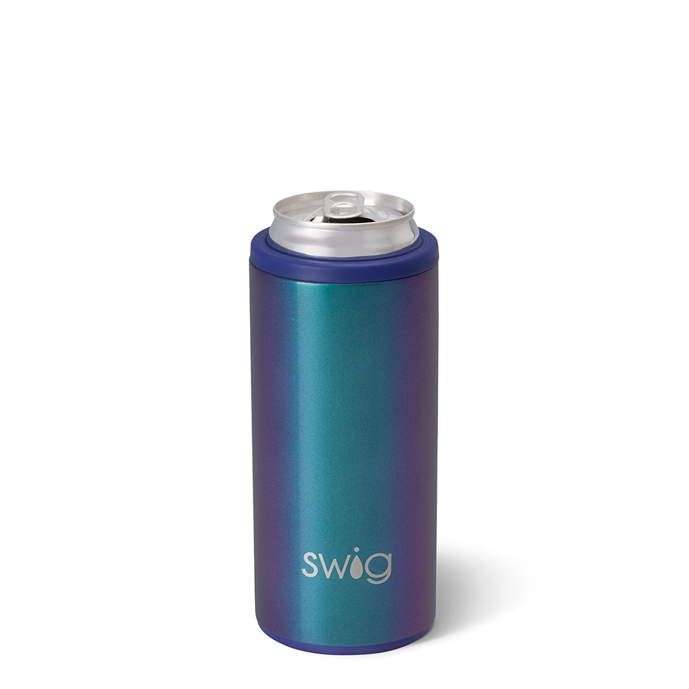 Swig Life 12oz Skinny Can Cooler-Matte White