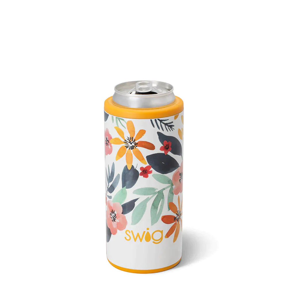 Swig Life Matte Red Skinny Can Cooler (12oz)