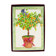 Partridge In A Pear Tree - Boxed Holiday Cards  Caspari   