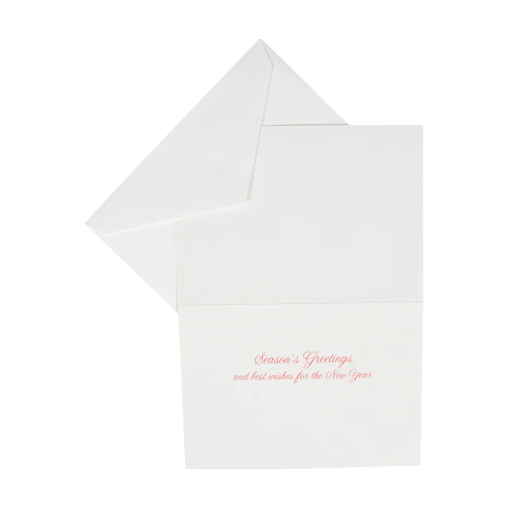 Cardinals On Snowy Branch - Boxed Holiday Cards  Caspari   