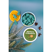 Mistletoe & Mandarin Wax Melts Eco Tin (4 oz)  Happy Wax   