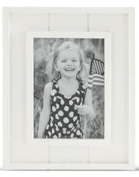 White Wood Square Photo Frames K&K Large