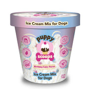 Puppy Scoops Ice Cream Mix for Dogs Puppy Cake LLC 4.65 oz Birthday Cake with Pupfetti Sprinkles