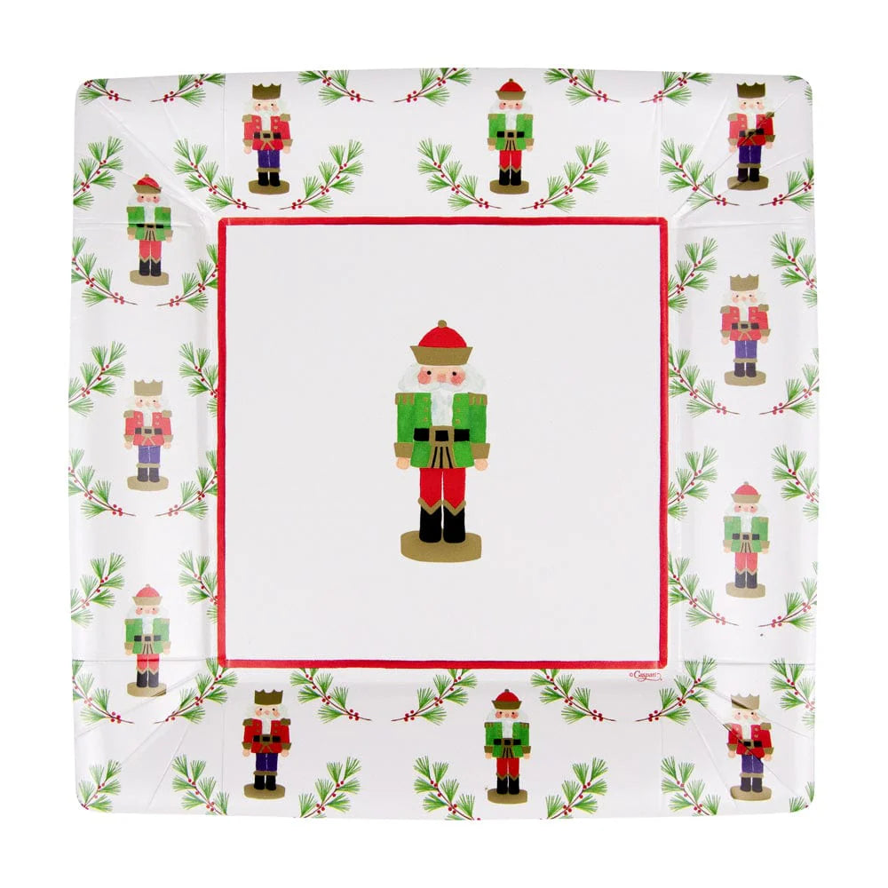 Little Nutcracker - Salad/Dessert Plates Square  Caspari   