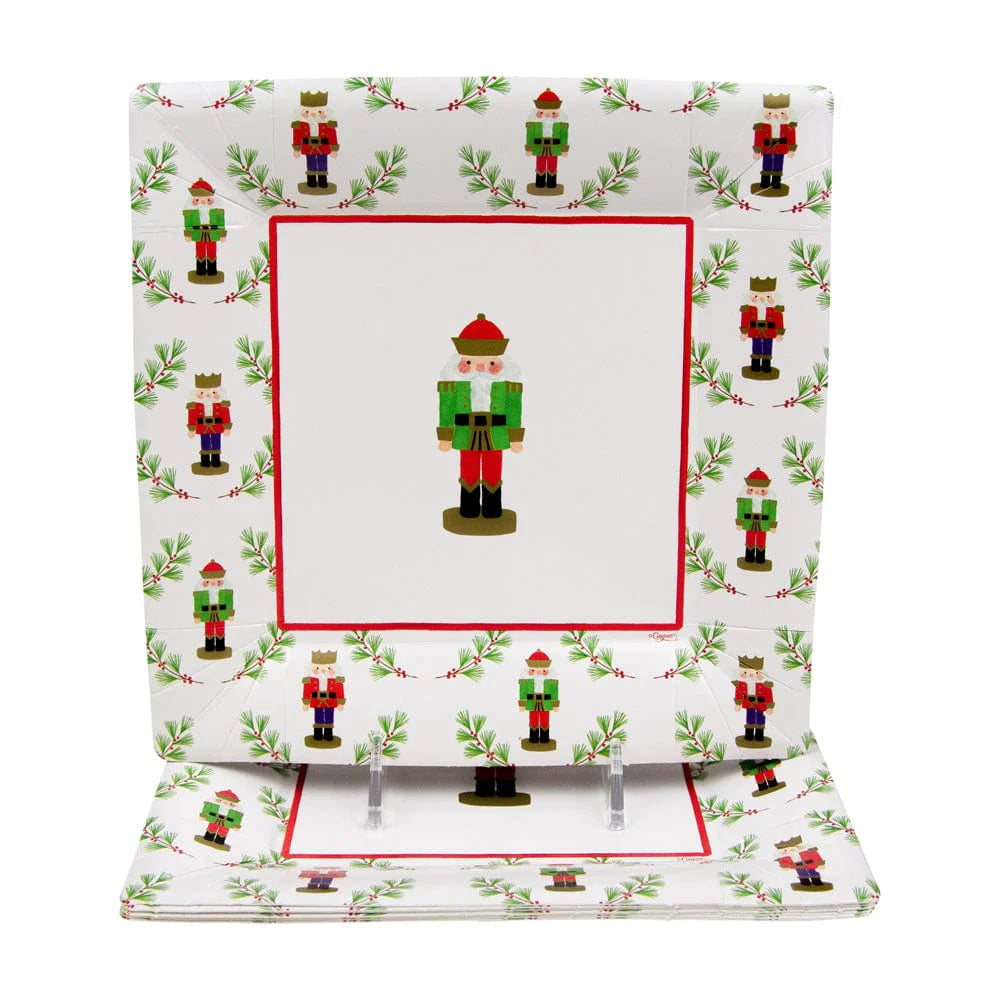 Little Nutcracker - Salad/Dessert Plates Square  Caspari   