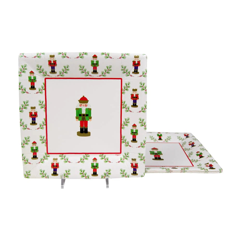 Little Nutcracker - Salad/Dessert Plates Square  Caspari   