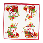 Cocktail Napkin - Santa's Golf Cart  Caspari   