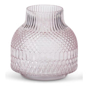 Pink Pressed Glass Vases K&K Large