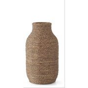 Woven Grass & Wood Vases K&K Small