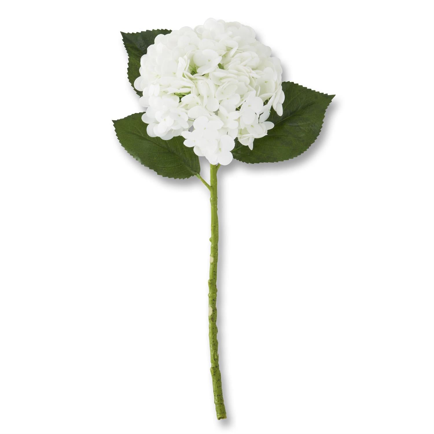 Real Touch Hydrangea Spray K&K White