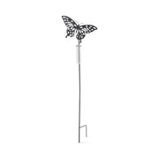 Black Metal Cutout Rain Gauge K&K Butterfly