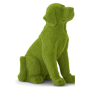 Resin Green Flocked Mossy Dogs K&K Large