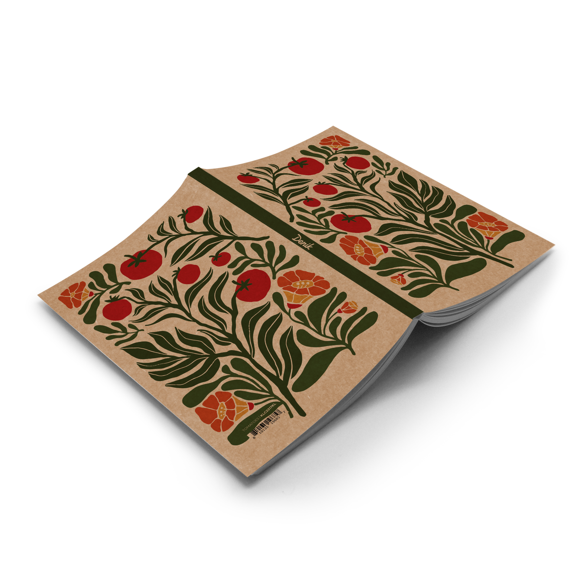 Tomatoes Kraft Classic Layflat Notebook Denik