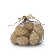 Bag of 10 2.5 Inch Woven Grass Eggs K&K