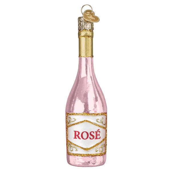 Rose Wine Ornament  Old World Christmas   