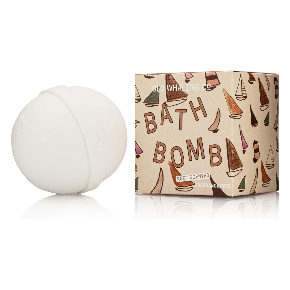 Knot Scented (Fragrance Free) Bath Bomb  Old Whaling Company   