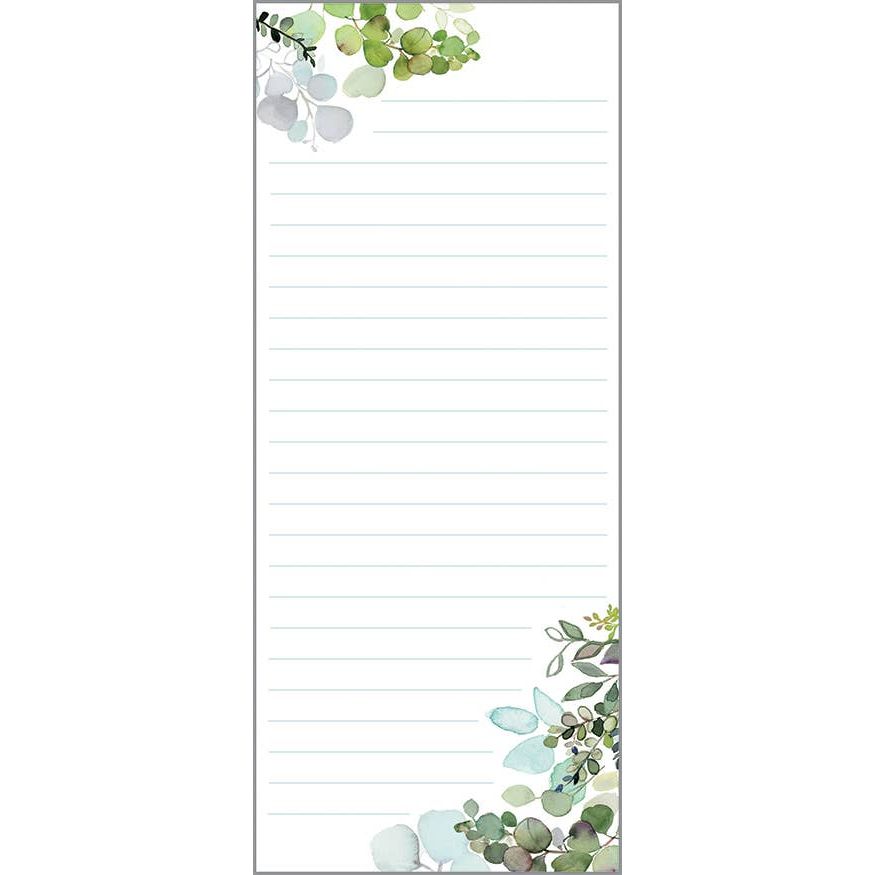 List Pad - Botanical Leaves GINA B DESIGNS