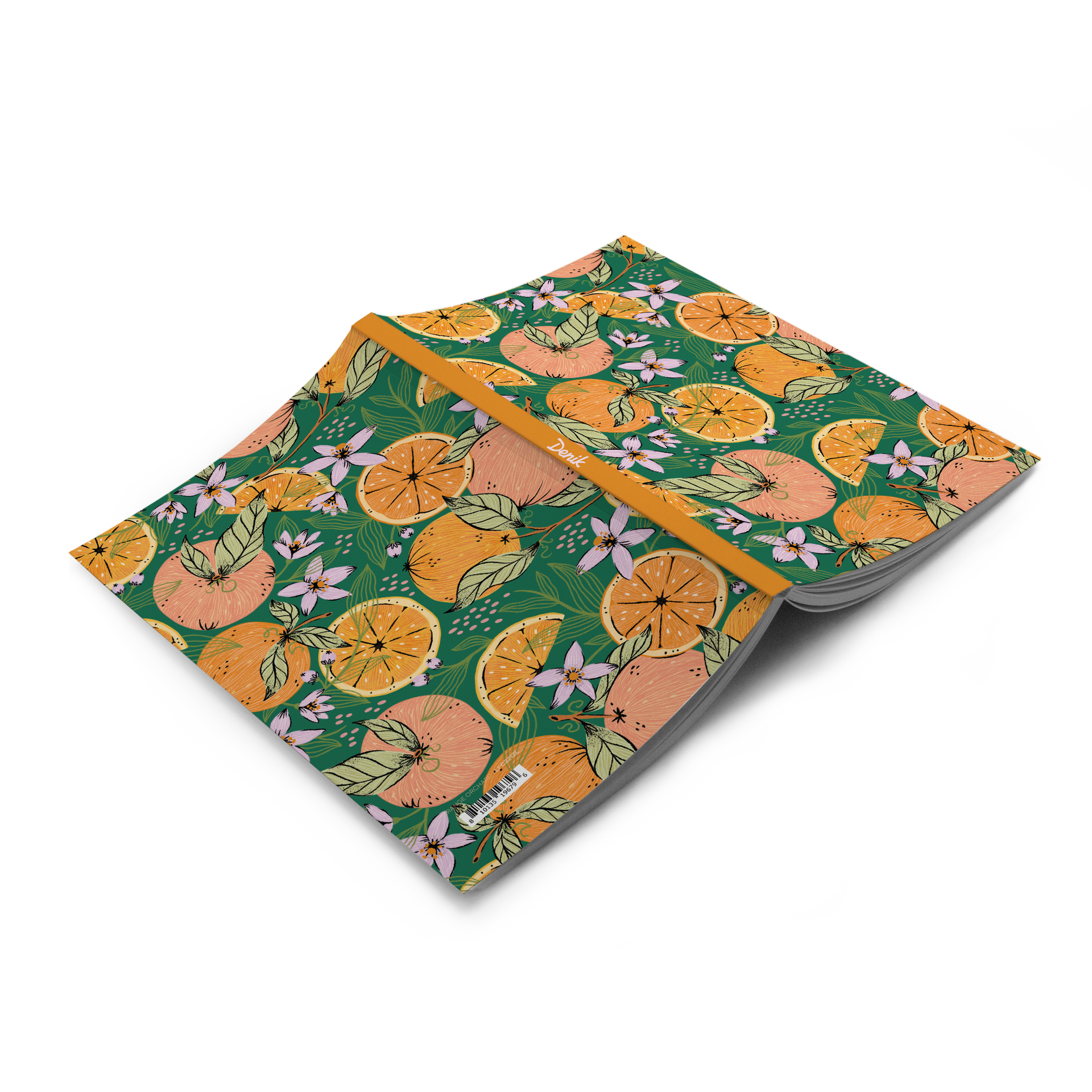 Orange Orchard Classic Layflat Notebook Denik