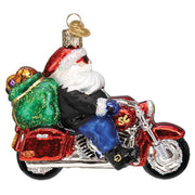 Biker Santa Ornament  Old World Christmas   