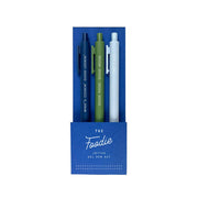 Foodie Jotter Gel Pen: Set of 3 Ruff House Print Shop