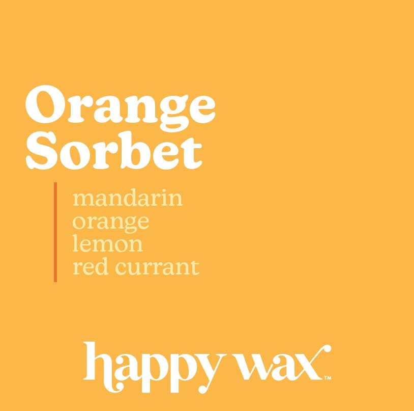 Orange Sorbet Wax Melts  Happy Wax   