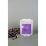 Calming Lavender Single Wick Candle  Happy Wax   