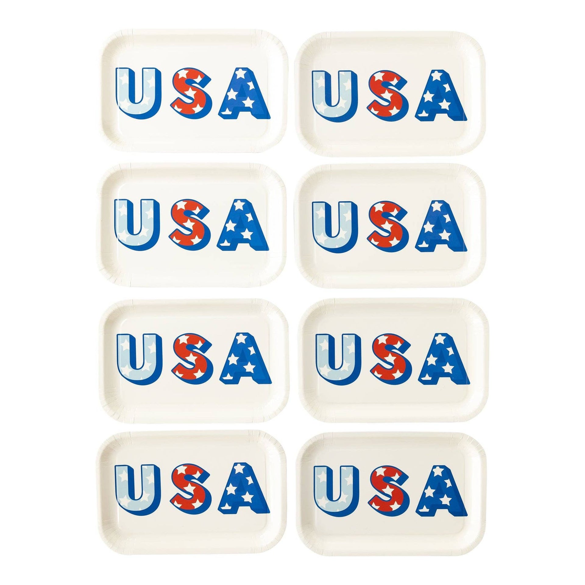 USA Shaped Paper Plate  My Mind’s Eye   