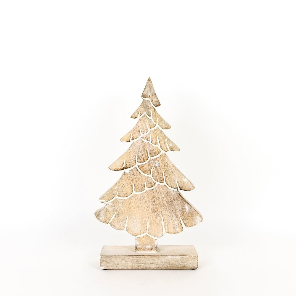 Mango Wood Cutout - Tree Adams Christmas Adams & Co.   