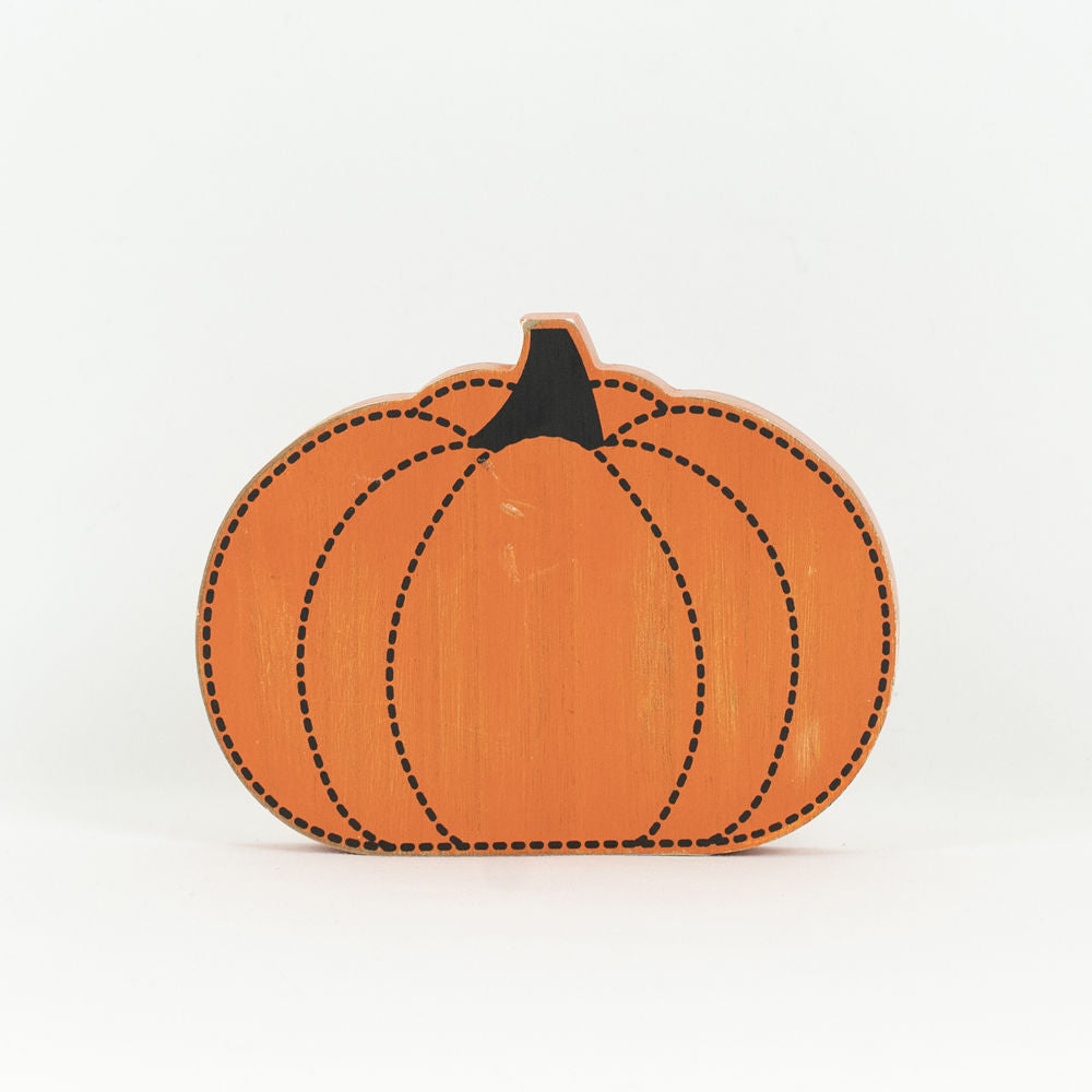 Reversible Wood Shape (Pumpkin) Adams Halloween Adams & Co.   