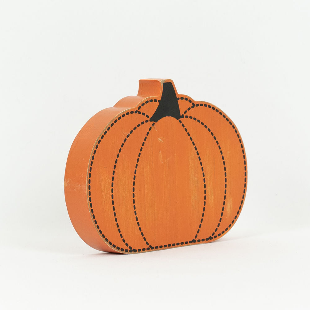 Reversible Wood Shape (Pumpkin) Adams Halloween Adams & Co.   