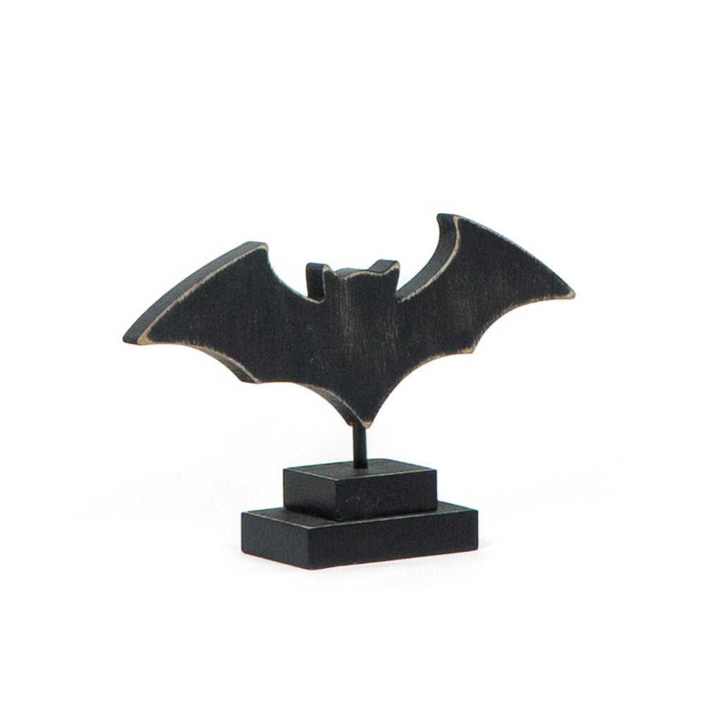 Wood Cutout On Stand - Black Bat - Small Adams Halloween Adams & Co.   