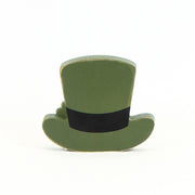 Chunky Wood Shape (Hat) Green/Yellow/Black Adams Valentines Adams & Co.   