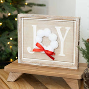 Reversible Wood Frame Sign (Joy/Love) Adams Christmas Adams & Co.   