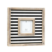 Wood Photo Frame (Stripes)  (4X4) Adams Halloween Adams & Co.   