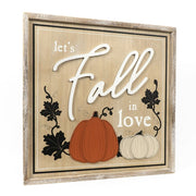 Reversible Wood Frame Sign (Fall/Pumpkin) Adams Halloween Adams & Co.   