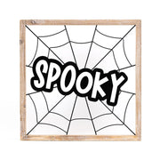 Wood Frame Sign (Spooky) Adams Halloween Adams & Co.