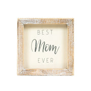 Wood Frame Sign - Best Mom Everr Adams Everyday Adams & Co.   