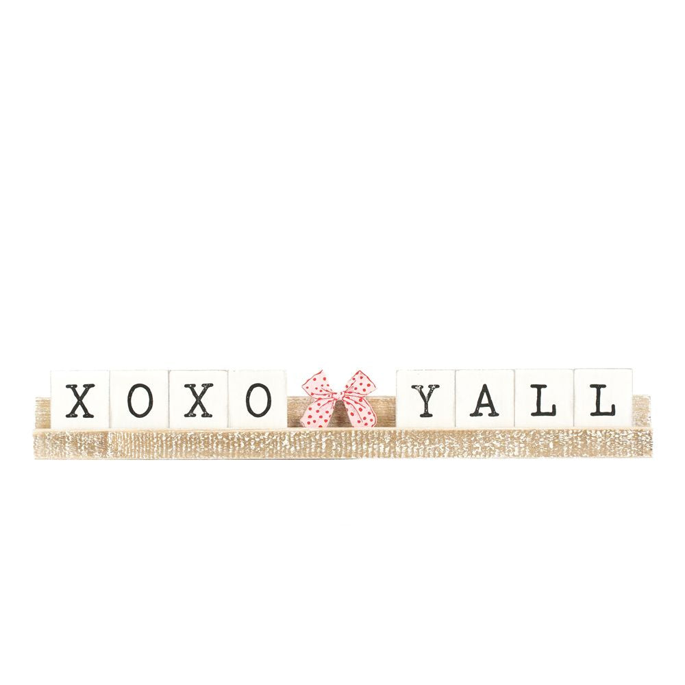 Wood Ledgie Kit (Xoxo Y'all) Adams Valentines Adams & Co.