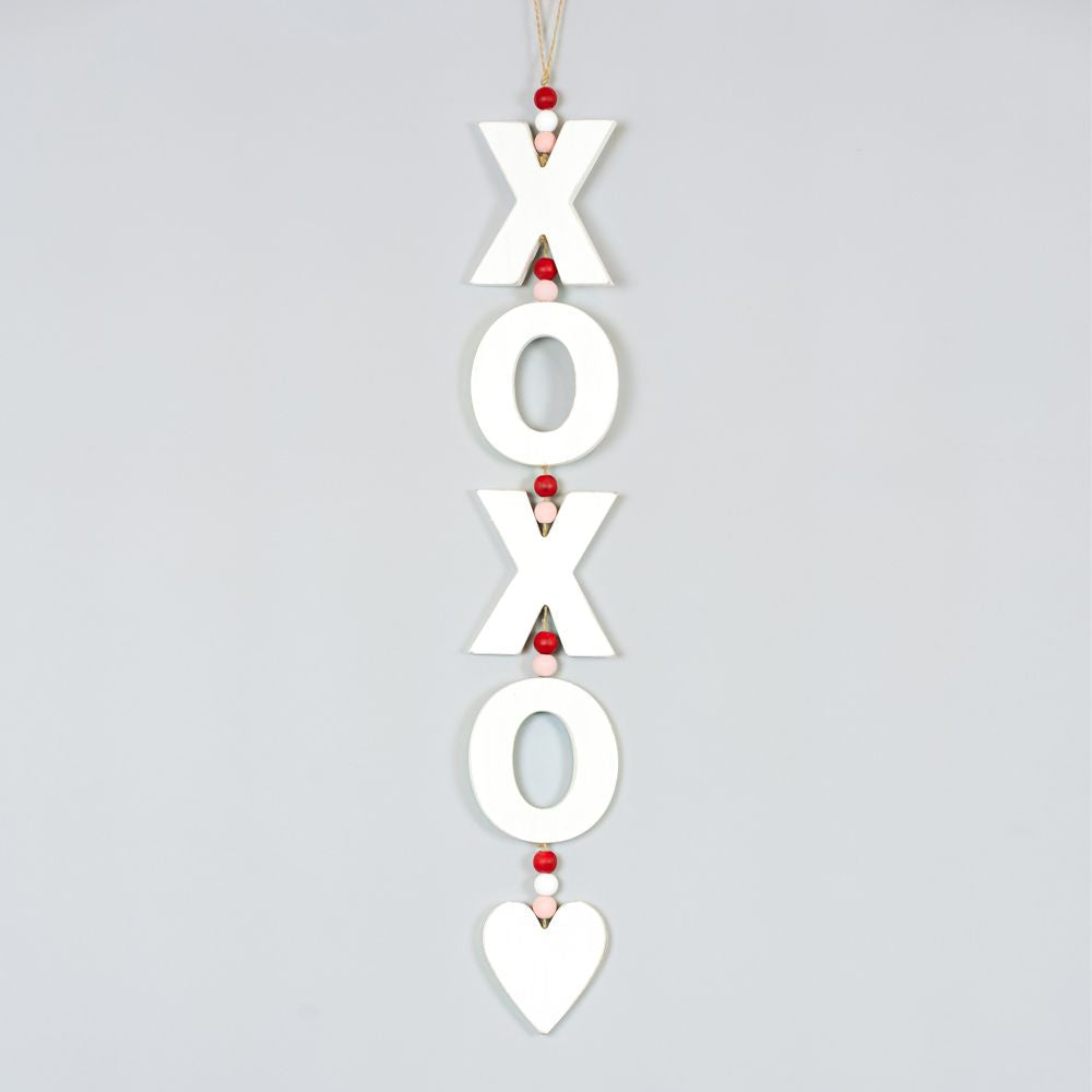 Wood Garland (Xoxo) Adams Valentines Adams & Co.