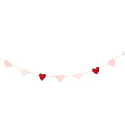 Wood Heart Garland Adams Valentines Adams & Co.