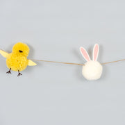 Pom Pom Garland (Bunny/Chick) 5' Adams Easter/Spring Adams & Co.