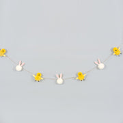 Pom Pom Garland (Bunny/Chick) 5' + Badams