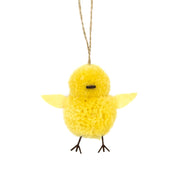 Pom Pom Ornament S/2 (Bunny/Chick) + Badams