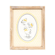 Reversible Wood Frame Sign (Daffodil/Chicks) Adams Easter/Spring Adams & Co.