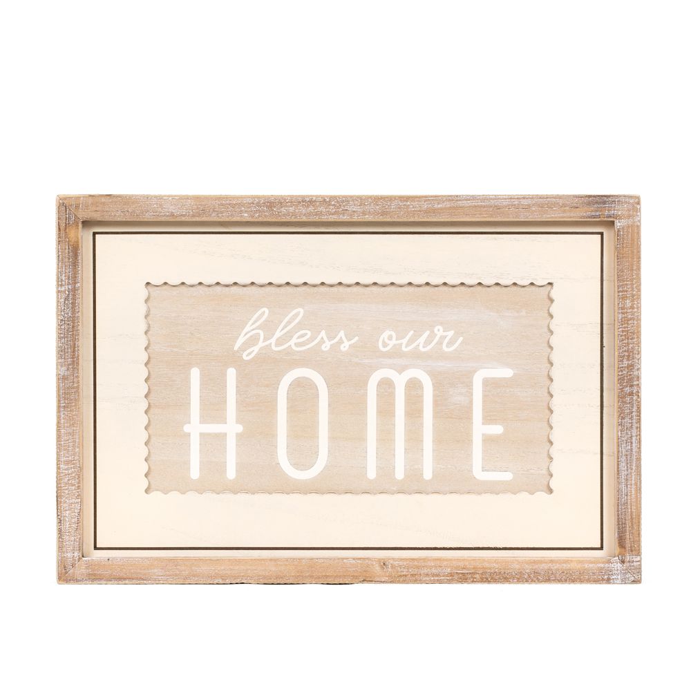 Reversible Wood Frame Sign (Love/Home) Adams Easter/Spring Adams & Co.