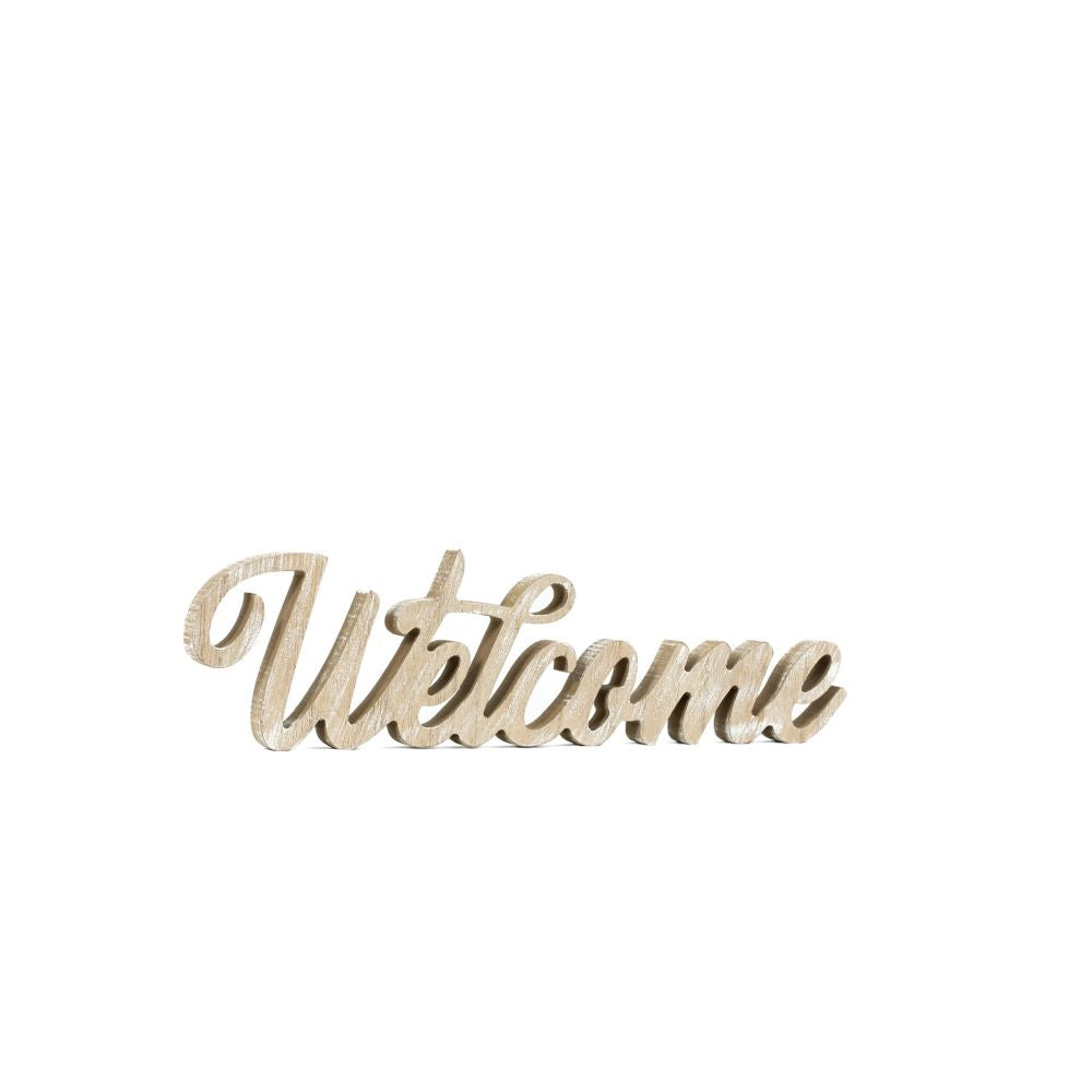 Wood Cutout (Welcome) Adams Everyday Adams & Co.