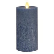 Spring Lake Blue Seaglass Luminara Indoor Pilar Candle  K&K Large  