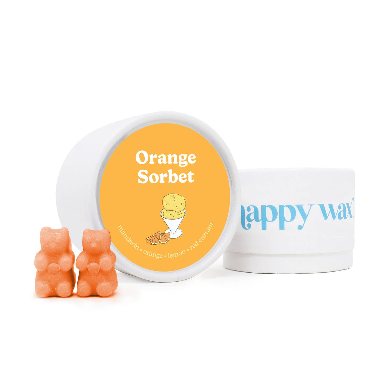 Orange Sorbet Wax Melts  Happy Wax   