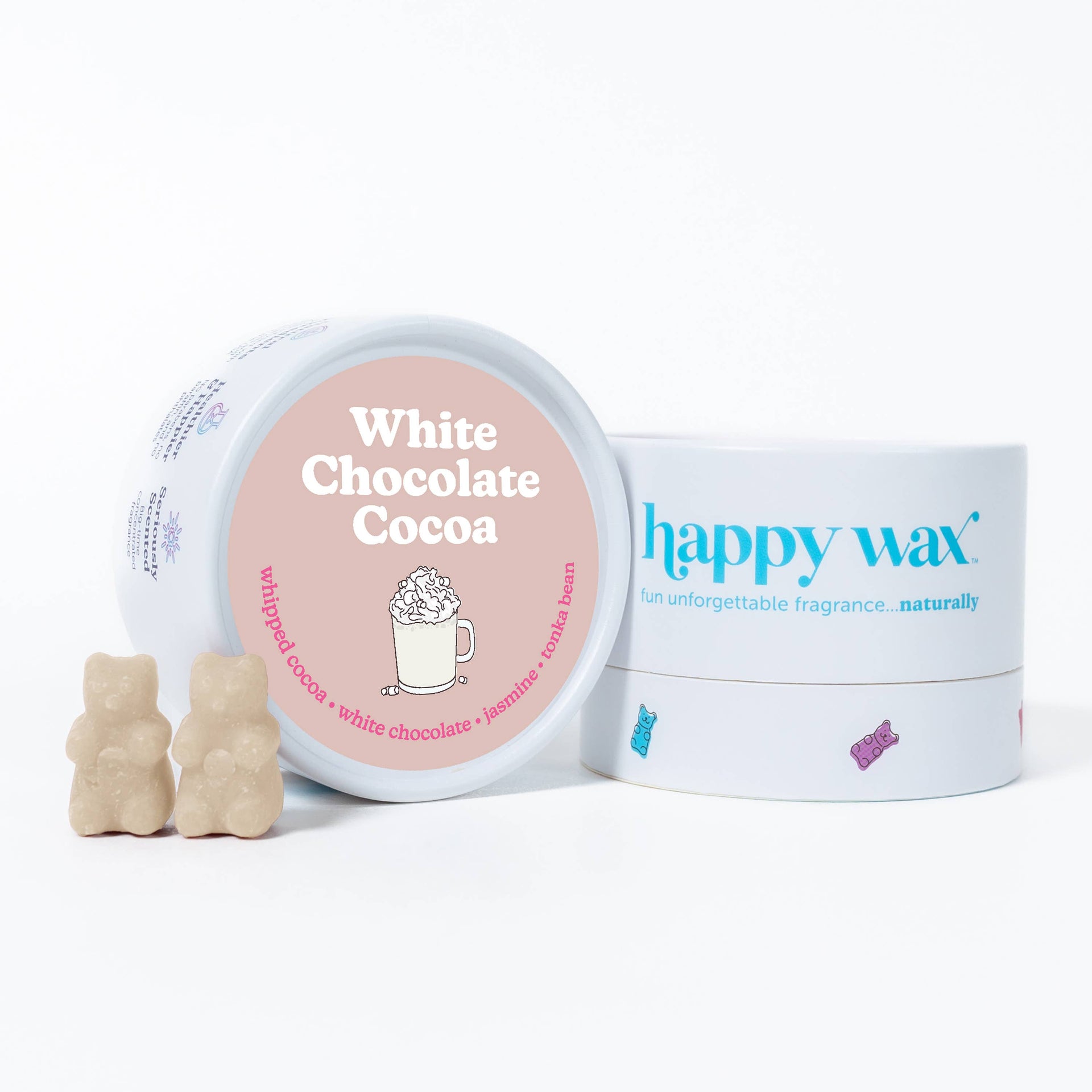 White Chocolate Cocoa Wax Melts Eco Tin (4 oz)  Happy Wax   