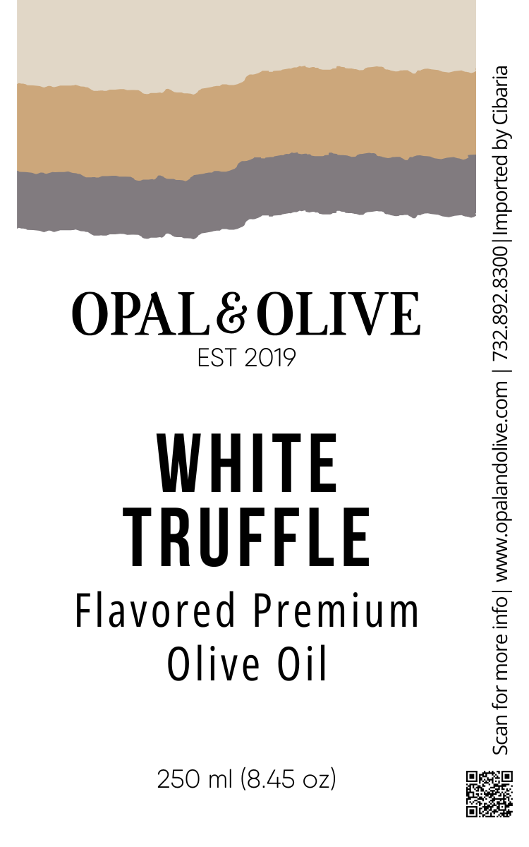 Flavored EVOO - White Truffle Flavored Olive Oil Opal and Olive